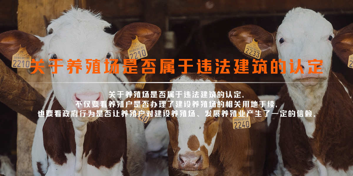 关于养殖场是否属于违法建筑的认定